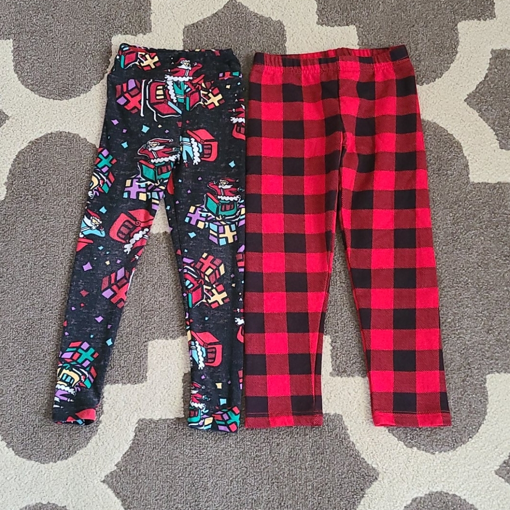 5/$20 Girls holiday leggings